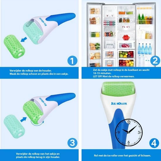 Beste Pirce ? SelectGoodz Ice Roller Gezichtsroller - Massage Roller - Gezichtsmassage - Ijs Roller Gezicht - Wallen En Donkere Kringen Huidverzorging - Licht Blauw ? 3 Beste Pirce ? SelectGoodz Ice Roller Gezichtsroller - Massage Roller - Gezichtsmassage - Ijs Roller Gezicht - Wallen En Donkere Kringen Huidverzorging - Licht Blauw ? - Afbeelding 3