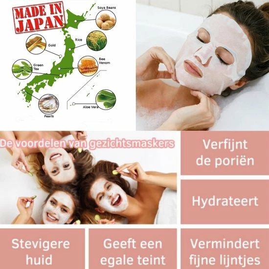 Hete verkoop ? Mitomo Japan Mitomo Ukiyoe Gezichtsmasker Collectie - Skincare Rituals - Gezichtsverzorging Masker - 6 Stuks ? 8 Hete verkoop ? Mitomo Japan Mitomo Ukiyoe Gezichtsmasker Collectie - Skincare Rituals - Gezichtsverzorging Masker - 6 Stuks ? - Afbeelding 8