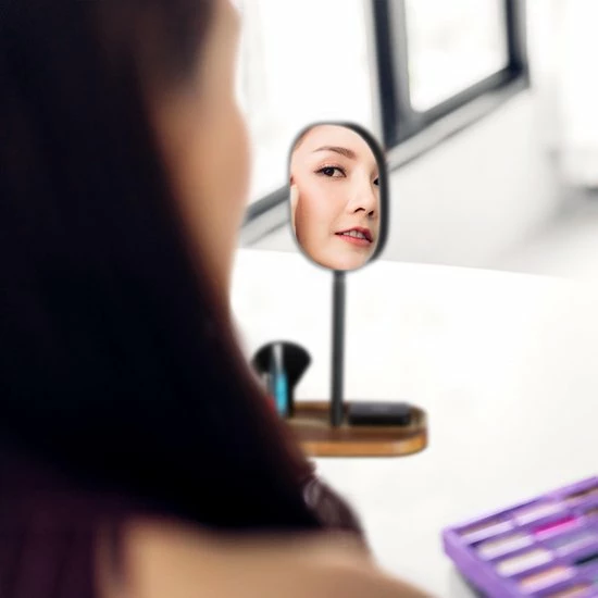 Top 10 ? Relaxdays Make Up Spiegel Met 3x Vergroting - Scheerspiegel - Op Voet - Draaibaar - Plank ? 3 Top 10 ? Relaxdays Make Up Spiegel Met 3x Vergroting - Scheerspiegel - Op Voet - Draaibaar - Plank ? - Afbeelding 3