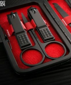 Hete verkoop ⭐ AdroitGoods Luxe 7-delige - Manicure Set - Rood - Setje Pedicureset - Nagelschaartje - Nagelknipper Nagelknipper Set ⌛ -Tom Ford Shop 550x550 578