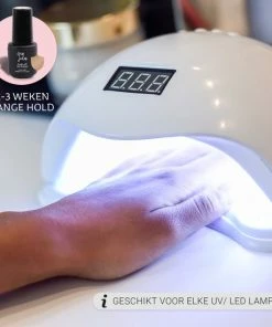 Beste deal ? Miss Jules - 6-Delige Gellak Starterspakket - Nagellak - Kleur Rood, Wit, Creme & Glitter - Glanzend & Dekkend Resultaat ? -Tom Ford Shop 550x550 614