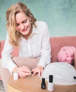 Beste deal ? Miss Jules - 6-Delige Gellak Starterspakket - Nagellak - Kleur Rood, Wit, Creme & Glitter - Glanzend & Dekkend Resultaat ? -Tom Ford Shop 550x550 615