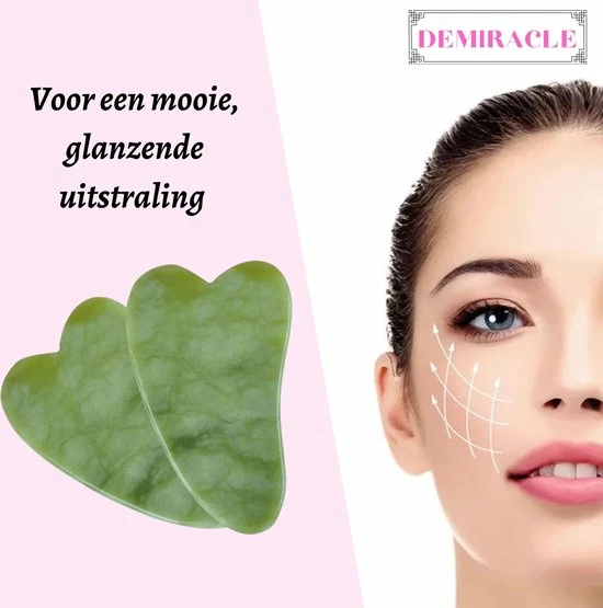 Coupon ⭐ Demiracle Gua Sha Schraper 2 Stuks Gezichtsmassage Massagetools Massage - Ontspanning Kwaliteit ? 2 Coupon ⭐ Demiracle Gua Sha Schraper 2 Stuks Gezichtsmassage Massagetools Massage - Ontspanning Kwaliteit ? - Afbeelding 2
