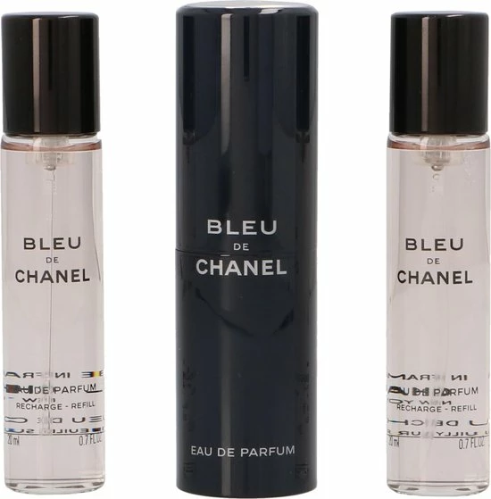 Beste Verkoop ❤️ Chanel Bleu De Chanel Geschenkset - Eau De Parfum - Herenparfum - 3 X 20 Ml - Navulbaar ? 3 Beste Verkoop ❤️ Chanel Bleu De Chanel Geschenkset - Eau De Parfum - Herenparfum - 3 X 20 Ml - Navulbaar ? - Afbeelding 3