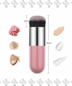 Beste Pirce ? EPIN ? EPIN | Poederkwast | Foundation Kwast | Powder Brush | Make-up Kwast | Roze Met Zilver ?