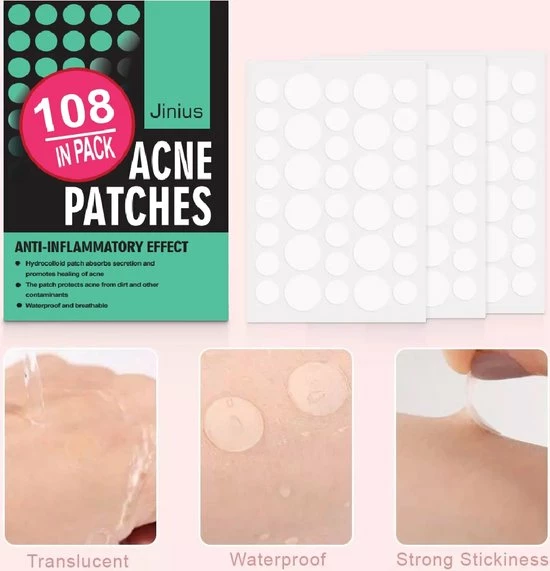Top 10 ? Jinius - Pimple Patch Met Blackhead Remover - Acne Patch - Puisten Verwijderaar - Puisten Pleister - Acne Pleister - Acne Sticker - Puistjes Verwijderen - 108 Stuks + Comedonendrukker ✨ 2 Top 10 ? Jinius - Pimple Patch Met Blackhead Remover - Acne Patch - Puisten Verwijderaar - Puisten Pleister - Acne Pleister - Acne Sticker - Puistjes Verwijderen - 108 Stuks + Comedonendrukker ✨ - Afbeelding 2