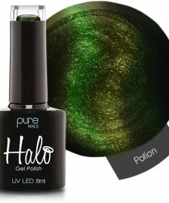 Beste Verkoop ❤️ Pure Nails - Halo Halo Gel Polish Potion (5 D Cat Eye) - Cat Eye Gellak Zorgt Voor Een Heel Bijzondere Uitstraling - Zowel Voor De Professional Als Voor Thuis ❤️