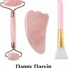 Gloednieuw ? DannyDarvin Luxe Jade Roller I Rose Quartz Roller I Kwarts I Qua Sha I Brush I Gezichtsroller Steen I Verzorging I Gezichtsverzorging I Anti Aging I Face Lifting I Anti Rimpels I Gezichtsmassage I Lichaamsontspanning ? -Tom Ford Shop 550x584 3