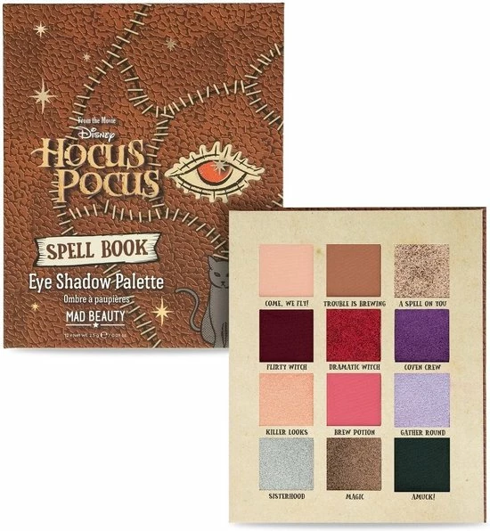 Beste Pirce ? Mad Beauty X Disney - Hocus Pocus Eyeshadow Palette - Oogschaduw Palette ? 1 Beste Pirce ? Mad Beauty X Disney - Hocus Pocus Eyeshadow Palette - Oogschaduw Palette ?
