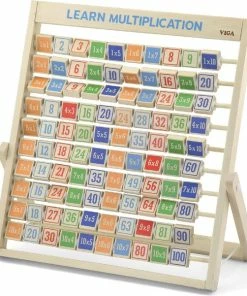 Goedkoop ? Vigatoys Viga Toys Rekentafels Leren Junior 32 X 36 Cm Hout ✨