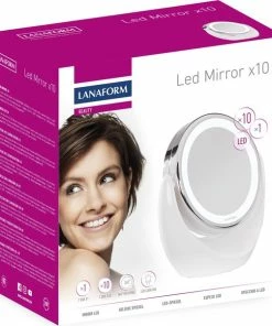 Beste Pirce ? Lanaform X10 Spiegel Met Ringverlichting - Make-upspiegel - 11cm ❤️ -Tom Ford Shop 550x603 1