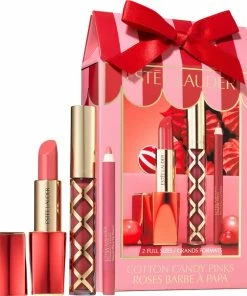 Hete verkoop ? Est?e Lauder Est E Lauder Cotton ? Candy Pinks Set ? Lipstick ?
