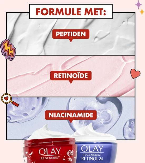 Goedkoop ? Olay Cadeauset - Regenerist Dagcr Me + Retinol24 Nachtcr Me - Gezichtsroller β 3 Goedkoop ? Olay Cadeauset - Regenerist Dagcr Me + Retinol24 Nachtcr Me - Gezichtsroller β - Afbeelding 3