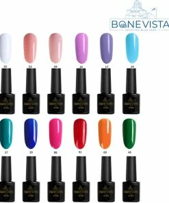 Flash-uitverkoop ? Bone Vista Gellak 12-delige Set - Gel Naggellak - Gel Naggellak - 8ML ?