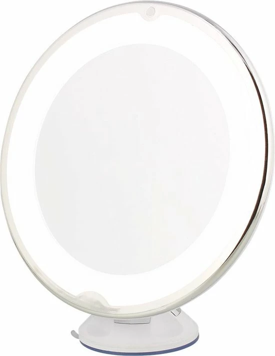 Beste deal ? Zoom Mirror Make Up Spiegel -Vergroot Make Up En Scheer Spiegel Met LED Verlichting - 5x Vergroting En Natuurlijk Licht Voor Cosmetica/Scheren/Epileren - 360 Graden Verstelbare Zuignap En Wandbevestiging - Badkamer/Douche/Slaapkamer - Rond Wit ? 2 Beste deal ? Zoom Mirror Make Up Spiegel -Vergroot Make Up En Scheer Spiegel Met LED Verlichting - 5x Vergroting En Natuurlijk Licht Voor Cosmetica/Scheren/Epileren - 360 Graden Verstelbare Zuignap En Wandbevestiging - Badkamer/Douche/Slaapkamer - Rond Wit ? - Afbeelding 2