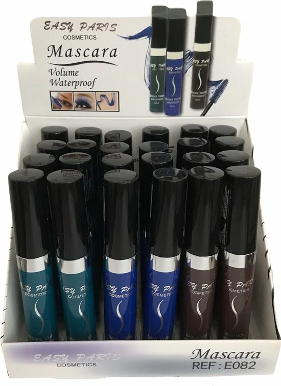 Uitgang ? Easy Paris - Mascara Volume Waterproof - Bruin - 1 Flesje Met 10 Ml. Inhoud - Nummer 03 ? 2 Uitgang ? Easy Paris - Mascara Volume Waterproof - Bruin - 1 Flesje Met 10 Ml. Inhoud - Nummer 03 ? - Afbeelding 2