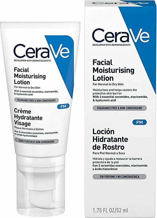 Beste deal ? Vochtinbrengende Gezichtslotion CeraVe PM (52 Ml) ? 1 Beste deal ? Vochtinbrengende Gezichtslotion CeraVe PM (52 Ml) ?