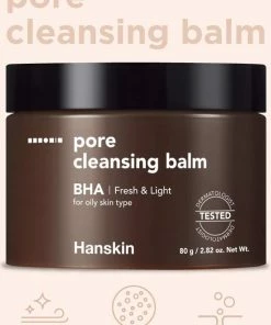 Goedkoopste ? Hanskin Pore Cleansing Balm BHA - 80 G - Oily Skin Type - Sebum - Deep Cleansing Balm - Gezicht Balsem Oil Gently Removes Make-up - Salicylic Acid - Exfoliant - Skin Glow - Dermatologist Tested - Korean Skincare - K Beauty Rituals ? -Tom Ford Shop 550x783 3